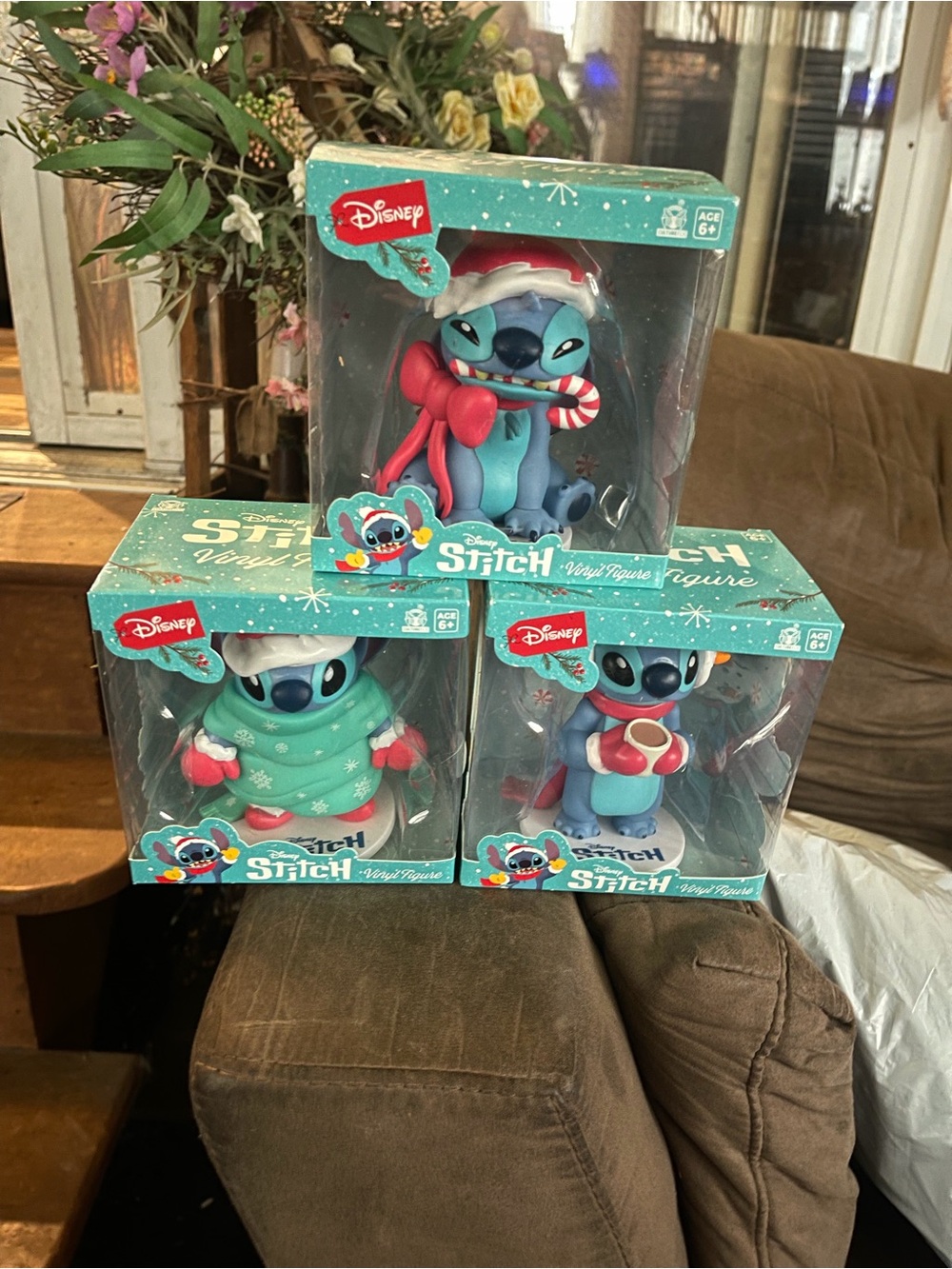 Disney Stitch Holiday Vinyl Figure  bundle